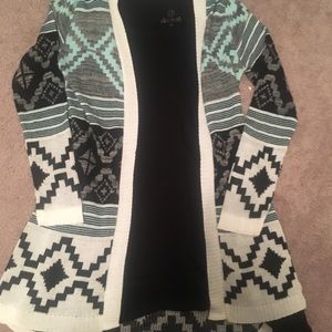 Tunic tank and cardigan